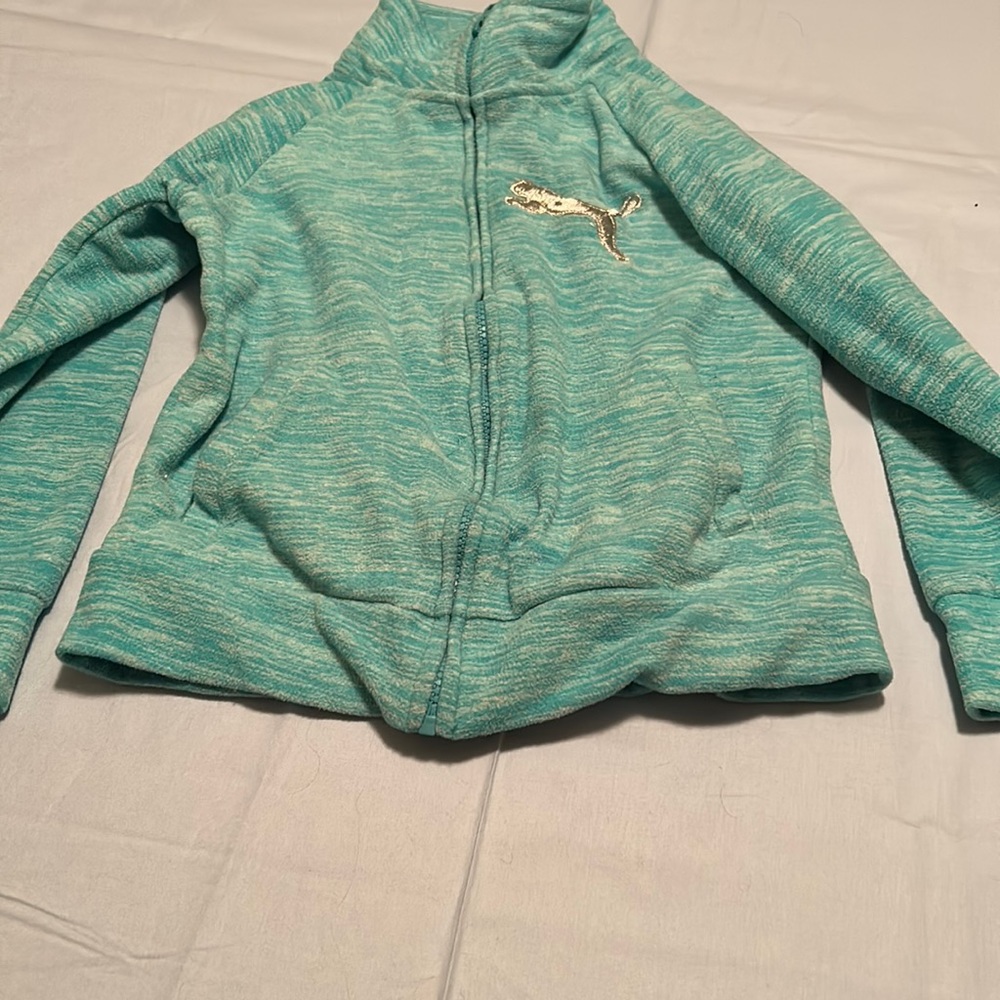 puma zip up fleece jacket